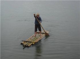 Leo \"bamboo boy\" age 9yrs