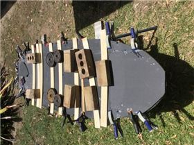 Added a couple of panels to the sides, trying to keep the concave even.