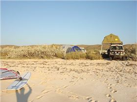 Remote beach at Ningaloo Station