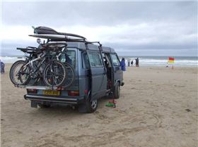 on the beach at Portstewart, Northern Ireland