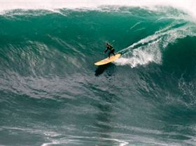 Chris Bertish going for it in South Africa