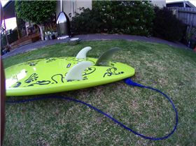 My Fin setup in Oxbow 96\" Pilot