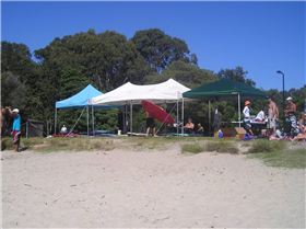 Notice the green tent .. that's the supsa tent!!