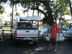 Dave and loaded truck