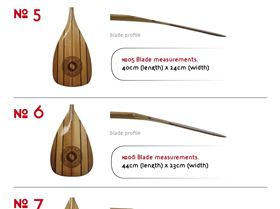 136 OUT Wooden Paddles Profiles2
