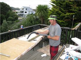 24ft bamboo recycled SUP