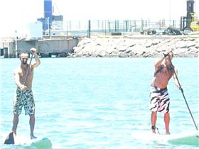 38. Kahului Harbour finish line Maliko Run