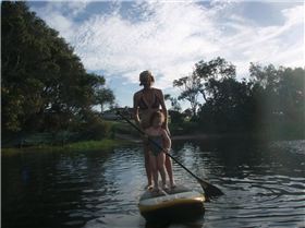 Ej and Sunday on tea tree lake