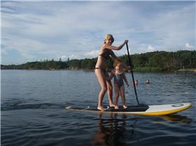 Ej and Sunday on tea tree lake