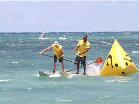 2010 Olukai Race - Conner & Aaron having words !!