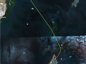 Corio Bay Actual Route