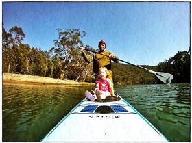 Tylah's First SUP Session 21st September 2010 004