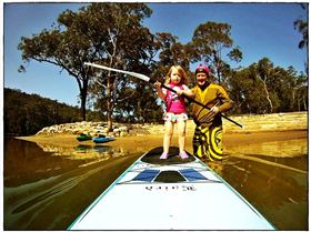 Tylah's First SUP Session 21st September 2010 004-2