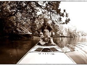Tylah's First SUP Session 21st September 2010 006-7