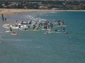 ONBOARD SA SUP DOWNWIND RACE