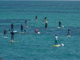 ONBOARD SA SUP DOWNWIND RACE