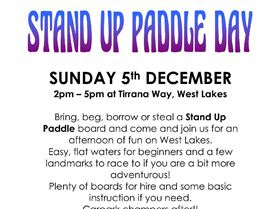 Flyer for Ladies SUP day
