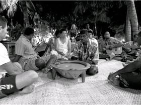 25. Phil at the kava bowl