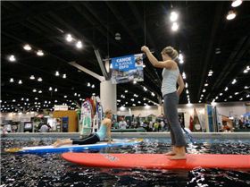 Indoor SUP demo in Vancouver