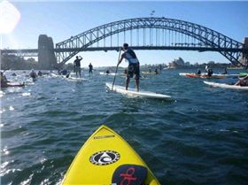 Bridge to Beach SUP paddle