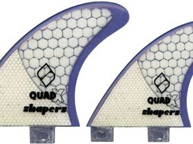 Quad X FCS Quad Fin Shapers Fins  97972 zoom