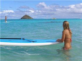 Lanikai Girls SUP in and out2