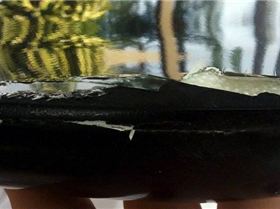 Brand new board damaged by Hunter Express couriers