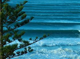 Big swell at Kirra