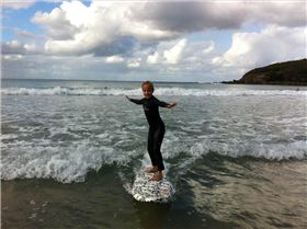 Tahlia Surfing