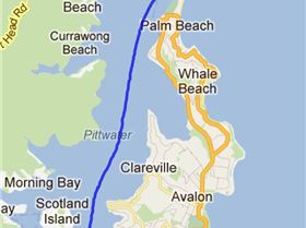 A downwinder in Pittwater and training on Wallis Lake