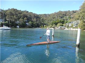 Launching my new flat water SUP