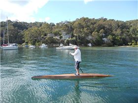Launching my new flat water SUP