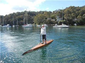 Launching my new flat water SUP