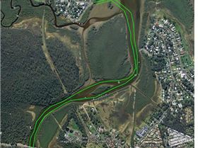 tingalpa creek google earth