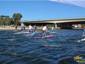 SUPWA Stand Up Paddle Borad Bridge To Bank Race