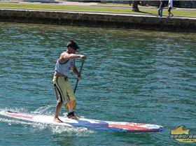 SUPWA Stand Up Paddle Borad Bridge To Bank Race