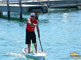 SUPWA Stand Up Paddle Borad Bridge To Bank Race