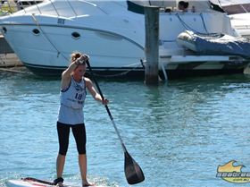 SUPWA Stand Up Paddle Borad Bridge To Bank Race