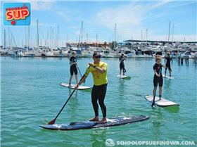 Surfing WA SUP lesson