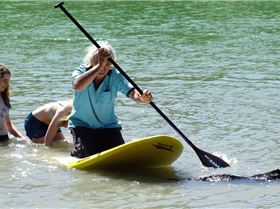 Family fun on the river