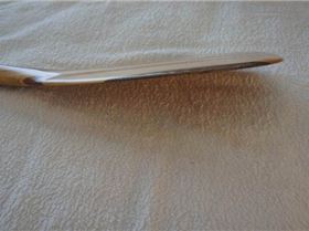 The blade from the side