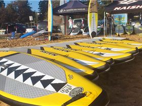 inflatable line up from naish