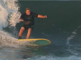 "Popping up" at 138 kg was a struggle... but I could still surf