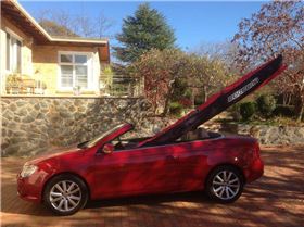 Race board in a Golf (floor pan)