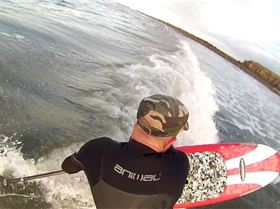 Me at my local break  on a small glassy day