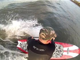 Me at my local break  on a small glassy day