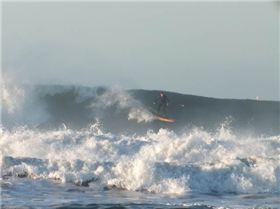 Frosty temps and big surf