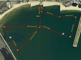 The 2013 Great Melbourne Paddle SURVIVOR course map