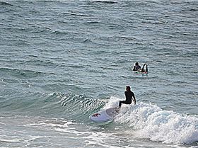 bit of wind cant keep a good sup down