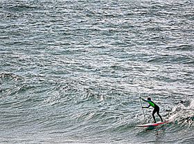 bit of wind cant keep a good sup down